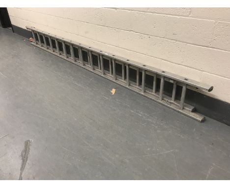 An aluminium extension ladder (on view in ground floor corridor) 