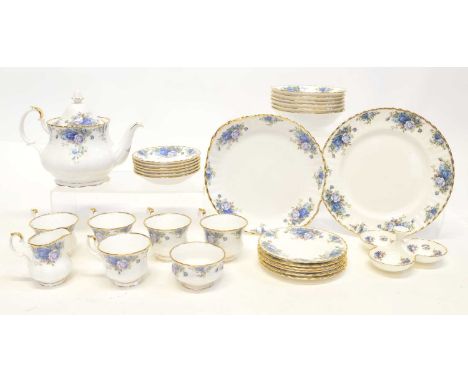 29 pieces of Royal Albert Moonlight Rose 29 pieces of Royal Albert Moonlight Rose, 16 firsts, 13 seconds. Firsts include 6 sa