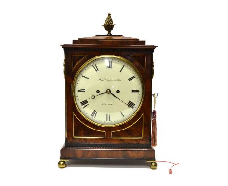 William Cozens &amp; Son, London, bracket clock William Cozens &amp; Son, London, bracket clock, double fuse, 8-day movement 