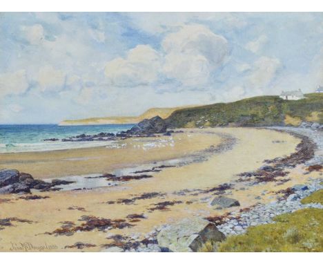 John McDougal (British 1851-1945) North Wales beach scene Signed and dated 1933, watercolour.41.5cm x 55cm (16.5in x 21.75in)