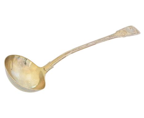 A Victorian silver ladle, A Victorian silver ladle, William Bateman &amp; Daniel Ball, London, 1841, gross weight 9.17ozt.