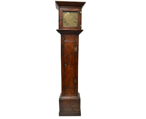 Thomas Pinfold, Banbury longcase clock Thomas Pinfold, Banbury, single finger 30hr longcase clock, square brass 10" dial, app