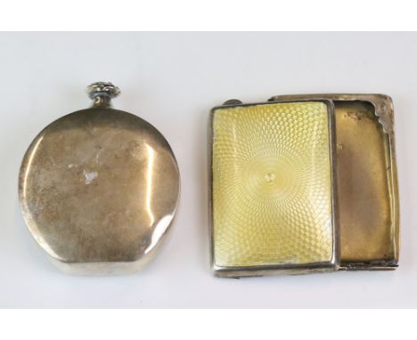 A fully hallmarked sterling silver scent bottle, assay marked for Sheffield and dated 2004 together with a hallmarked silver 