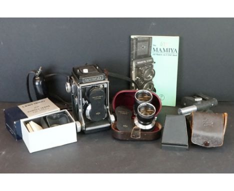 Mamiya Flex C £ Professional Medium Format Camera with accessories 