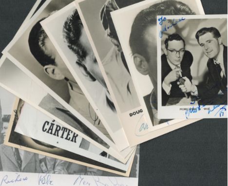 Comedy, a collection of 9 signed vintage photos, some dedicated. Mostly 5.5x3.5, a couple smaller, all from the 1950's:  More