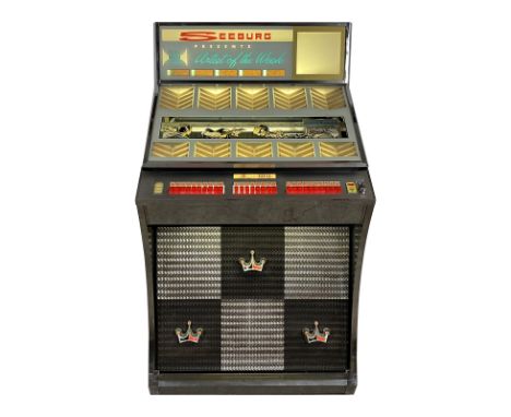 1961 Seeburg EAY160 Jukebox. 160 selection jukebox playing 33 &amp; 45 RPM records. It comes with 80 records. The jukebox app