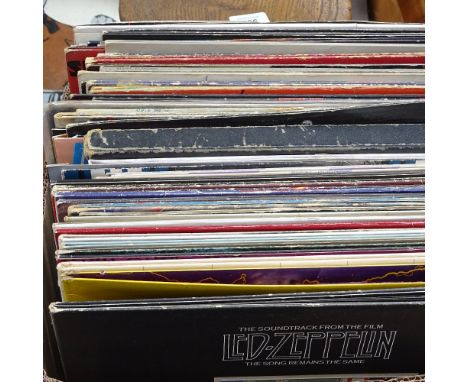 A box of Vintage LP records 