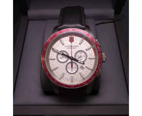 A Victorinox Swiss Army Alliance Sports Chronograph wristwatch, boxed 