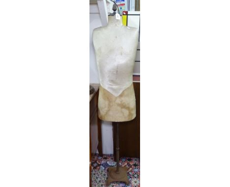 A Vintage mannequin on stand 