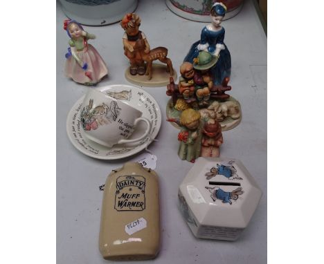 Hummel figures, Doulton figures etc 