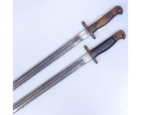 2 First World War Period bayonets - Wilkinson and Anderson, length 54cm 