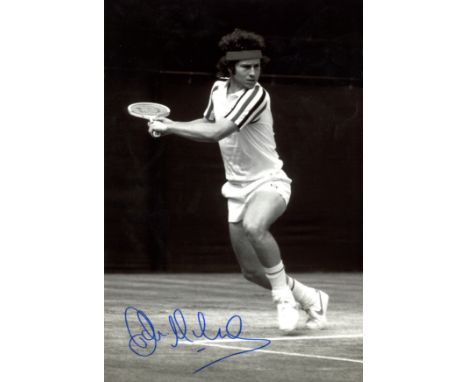 MCENROE & CONNORS: American Tennis Players. Two signed 8 x 12 photographs, by two of the best tennis players of the 70´s and 