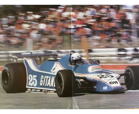 PIRONI DIDIER: (1952-1987) French Motor Racing Driver, winner of the 24 Hours of Le Mans in 1978. A scarce signed colour 21 x