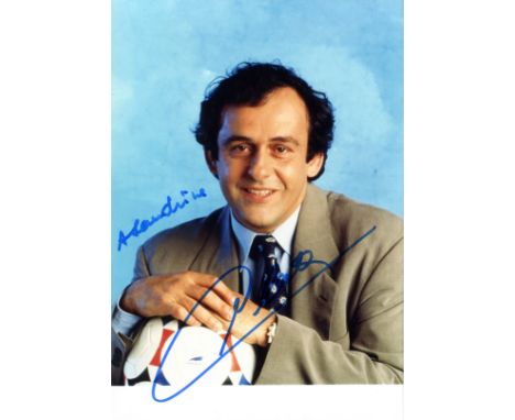 FRENCH FOOTBALL: A good selection of colour signed 4x 6 photographs and postcards, by various French footballers, including M