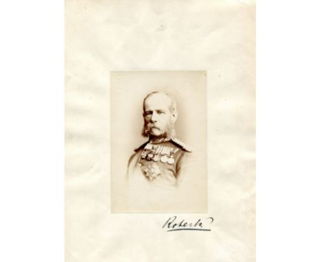 ROBERTS FREDERICK: (1832-1914) British Field Marshal, Victoria Cross winner for his actions at the Indian Mutiny on 2nd Janua