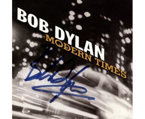 DYLAN BOB: (1941- ) American Singer &amp; Songwriter. Rare signed compact disc sleeve, `Bob Dylan´, corresponding to his albu