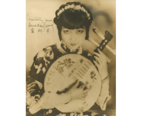 WONG ANNA MAY: (1905-1961) American Actress. The first Chinese American actress to gain international recognition. Her career