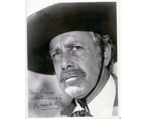 REY FERNANDO: (1917-1994) Spanish Actor. Best known for his roles in Buñuel´s films and for his role as the drug lord in the 