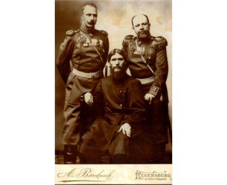 [RASPUTIN GRIGORI]: (1869-1916) Russian Mystic who befriended the family of Tsar Nicholas II of Russia. A rare vintage unsign