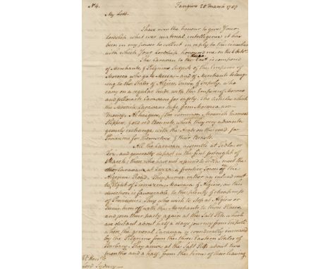 [MECCA]: MATRA JAMES: (1746-1806) American Sailor and Diplomat who had accompanied James Cook on his voyage to Botany Bay in 