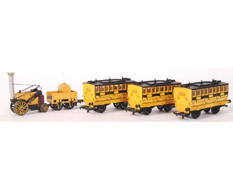A rare vintage Triang Hornby 00 gauge railway trainset set ' Stevenson's Rocket ' R651. Unboxed, and appearing complete inclu
