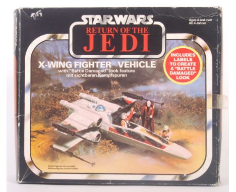 An original vintage Palitoy Star Wars ' X Wing Fighter Vehicle ' action figure playset vehicle. Complete with all side guns a