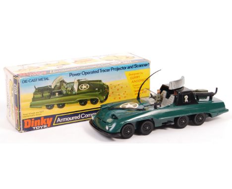 An original vintage Dinky Toys diecast model No. 602 Gerry Anderson designed ' Armoured Command Car .' Amazing mint condition