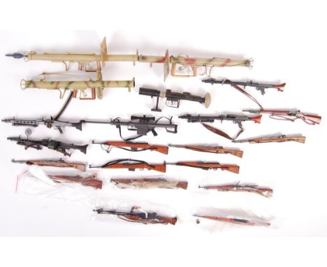 1/6 Scale Collection - a large collection of assorted Dragon / DID Corp / Soldier Story and other 1:6 scale makers model guns