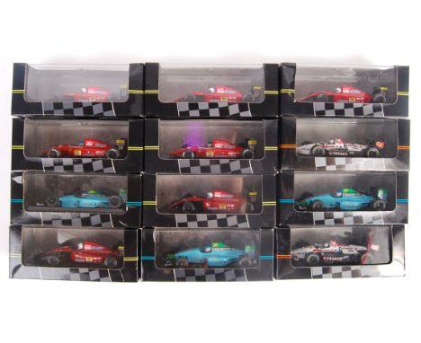 A collection of 12x Onyx made 1:43 scale precision boxed diecast model racing cards. All ' Formula 1 ' collection. Each appea
