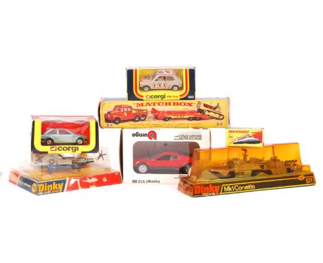 A good collection of assorted vintage boxed diecast models - largely 1970's - to include; a Matchbox Lesney set K-8 Prime Mov