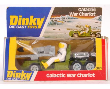 An original vintage Dinky Toys made diecast model No. 361 ' Galactic War Chariot ' space themed model. Appears mint, likely u