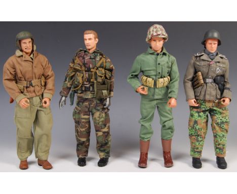 1/6 Scale Collection - a collection of 4x Dragon made 1:6 scale assorted military conflict (mostly WWII Second World War) sca