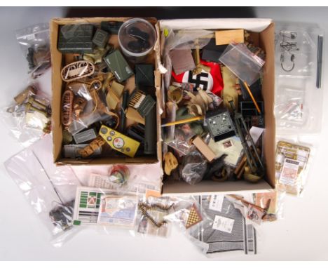 1/6 Scale Collection - a large collection (x2 trays) of assorted DID Corp / Dragon / 3Reich / Soldier Story made 1:6 scale mi