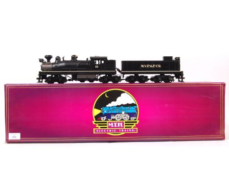 A beautiful rare MTH Martin's Train House made electric 0 gauge railway trainset locomotive ' 20-3023-2 ' Shay Steam Engine -