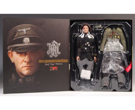 1/6 Scale Collection - a 3R / 3Reich made 1:6 scale military WWII Second World War German Nazi model action figure ' SS Obers