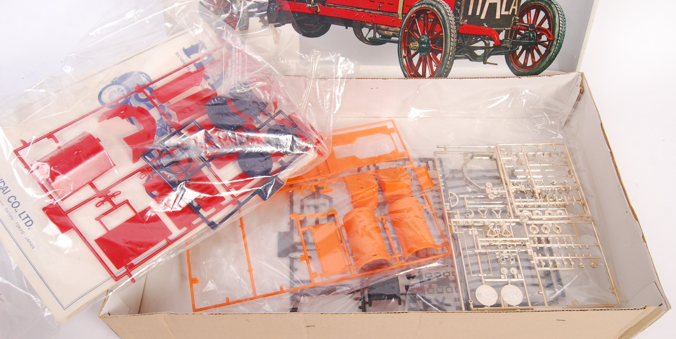 A vintage Bandai made 116 scale ' Itala ' Classic Car Series plastic