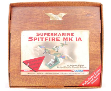 A rare Corgi Aviation Archive series 1:32 scale boxed diecast model No. AA33905 ' Supermarine Spitfire Mk 1a ' Deluxe model, 