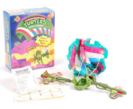 An original vintage Playmates made Teenage Mutant Hero / Ninja Turtles boxed action figure playset ' Turtle Trooper ' . Appea