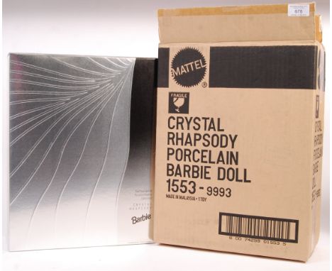 A Limited Edition Mattel made Barbie doll ' Crystal Rhapsody ', No. 1553 from ' The Presidential Porcelain Barbie Collection 