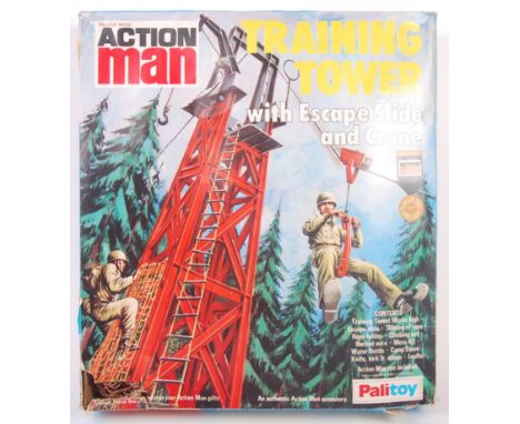 An original vintage Palitoy made Action Man ' Training Tower ' playset. Presumed complete (but unchecked), within it's origin
