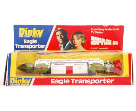 An original vintage Dinky Toys made ' Gerry Anderson's Space 1999 ' Eagle Transporter diecast model. Model appears mint, like