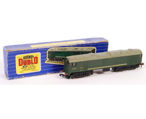 A vintage Hornby Dublo 00 gauge railway trainset locomotive No. 3233 ' Co-Bo Diesel-Electric Locomotive '. 3-rail. Within it'