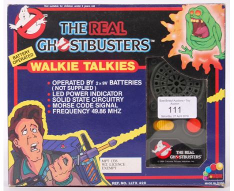 An original vintage Jotastar made ' The Real Ghostbusters ' ' Walkie Talkies ' playset. Complete with both Walkie Talkies, bo