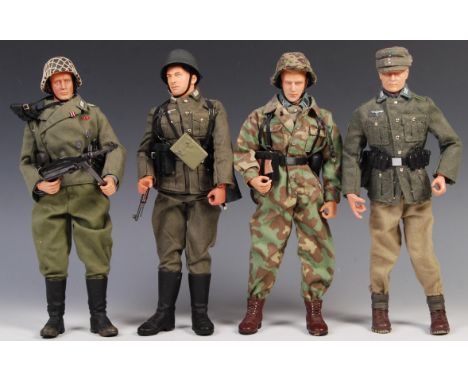 1/6 Scale Collection - a collection of 4x Dragon made 1:6 scale WWII Second World War German / Nazi Third Reich scale action 