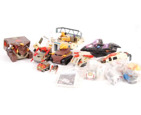 A collection of rare vintage 1980's Coleco / Mattel made ' Starcom ' action figure playsets and accessories. To include; Star