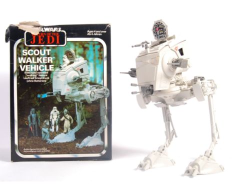 An original vintage Palitoy made Star Wars ' Scout Walker Vehicle ' action figure playset. Appears 100% complete - including 