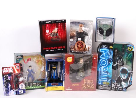 A good collection of 8x assorted TV &amp; Film related boxed toys and action figures etc. To include; Applause Lord Of The Ri