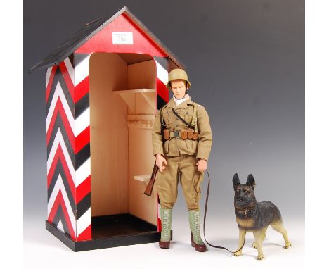 1/6 Scale Collection - a WWII Second World War German Nazi 1:6 scale ' Sentry Box ' diorama. Comprising of a well made 1:6 sc