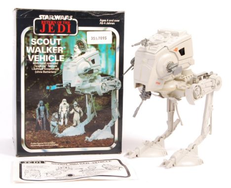 An original vintage Palitoy made Star Wars ' Scout Walker Vehicle ' action figure playset. Appears 100% complete - including 