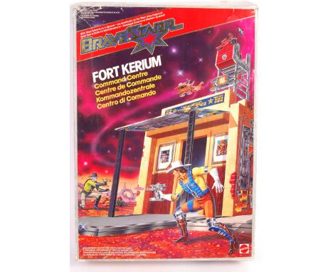 A rare original vintage 1980's Mattel made Bravestarr action figure playset ' Fort Kerium Command Centre '. Appears complete 